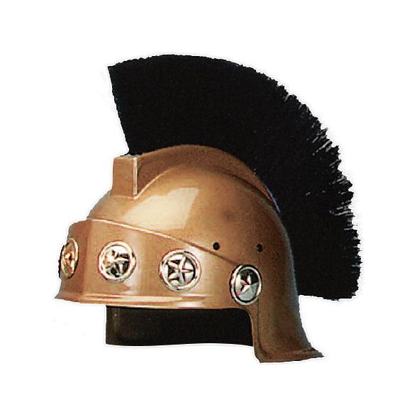 Casco espartano: carcasa pintada con pincel